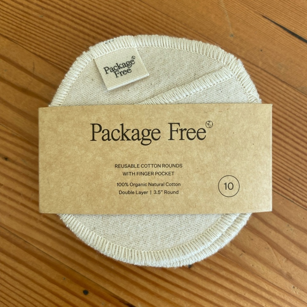 Reusable Cotton Rounds with Finger Pocket